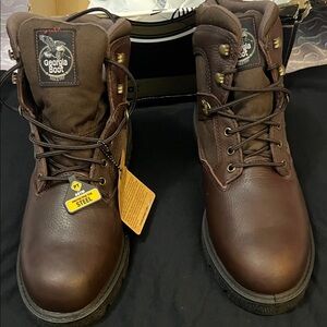 Georgia Boot Men's Rich Brown Work Boots